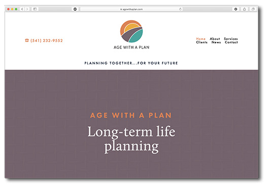 Age With a Plan website